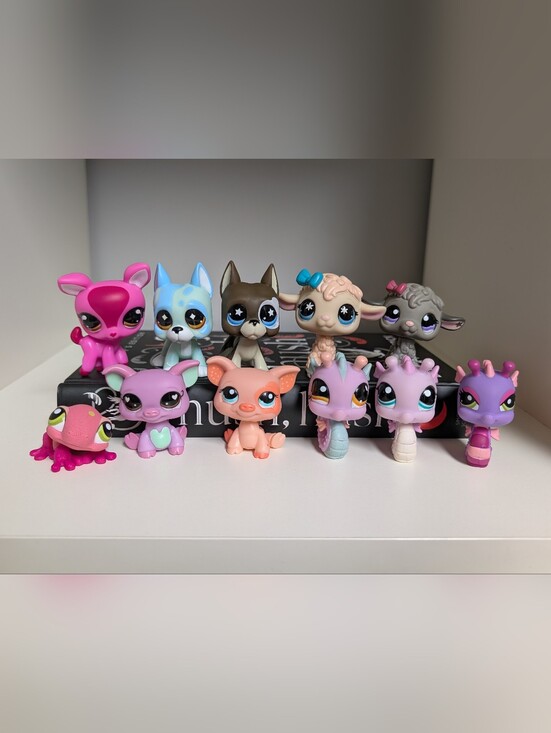 Hasbro Other - Littlest Pet Shop Lot Mixed Generation Vintage And G7 Pig Seahorse Great Dane
